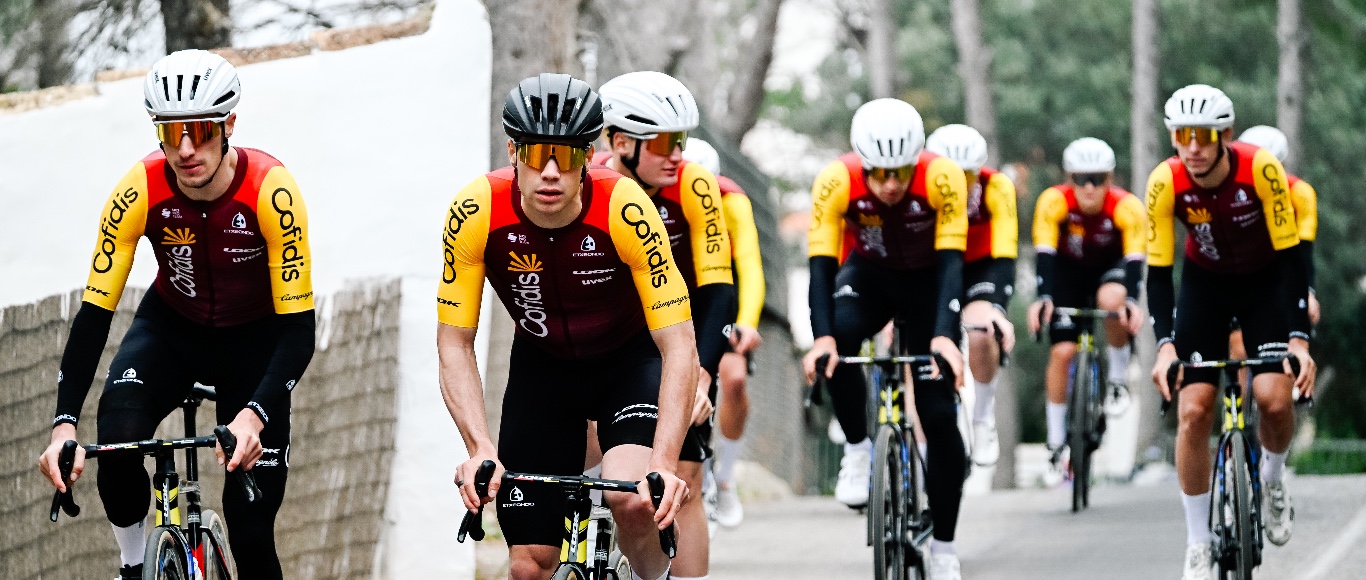 Sheltered from the wind: Milan Fretin 