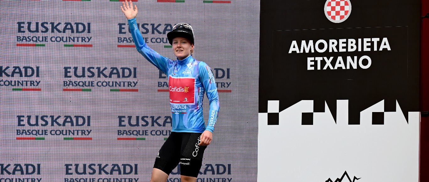 Ema Comte remporte le maillot de meilleure jeune de l'Itzulia Women 2026 !