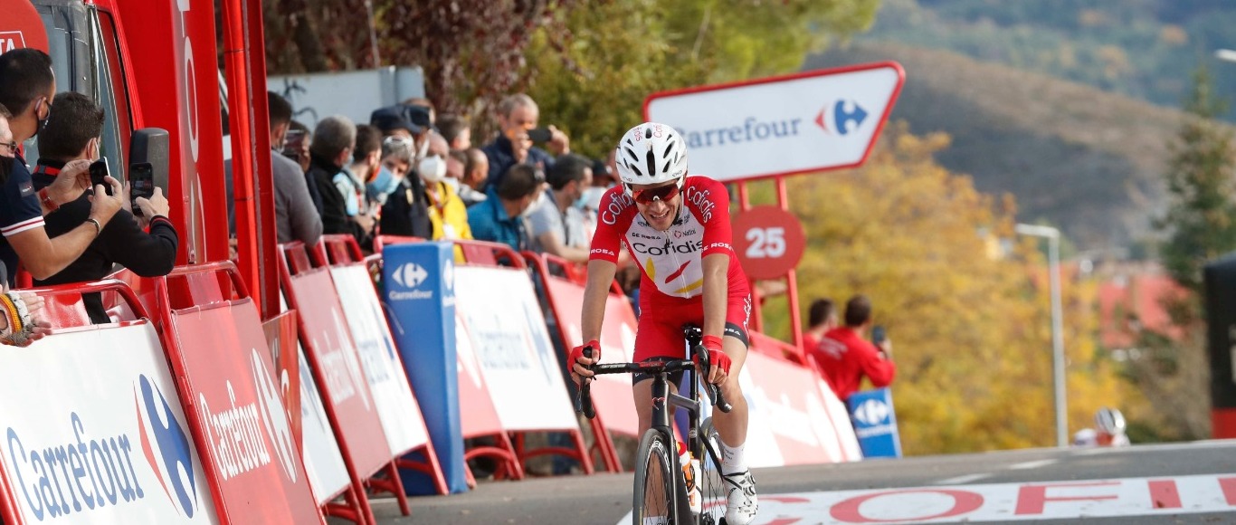 LA VUELTA A ESPAÑA - STAGE 6  COFIDIS TEAM AT THE TOP OF AN EPIC STAGE
