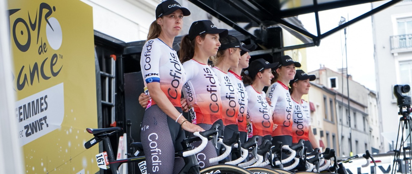 Tour de France Women with Zwift  AT THE HEART OF THE TOUR WITH TEAM COFIDIS