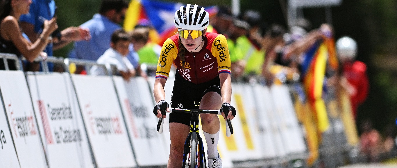 Volta a Catalunya, Stage 2: Nikola Noskova 11th at the summit of La Molina